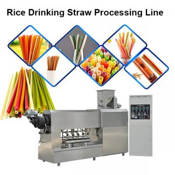 Edible Eco Friendly 100-150kg/H Best Quality Rice Making Drinking Straw Machine Pasta ...