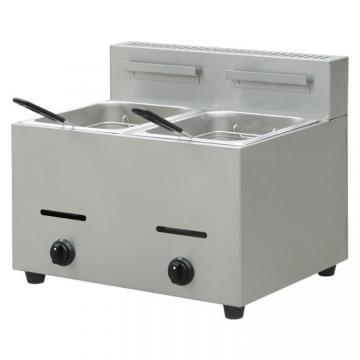 Industrial Stainless Steel Twin Tank Deep Fat Fryer French Chiken Fish Fried Factory Direct Sale